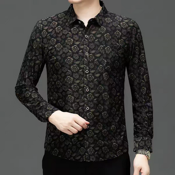 Midnight Botanica Signature Formal Shirt